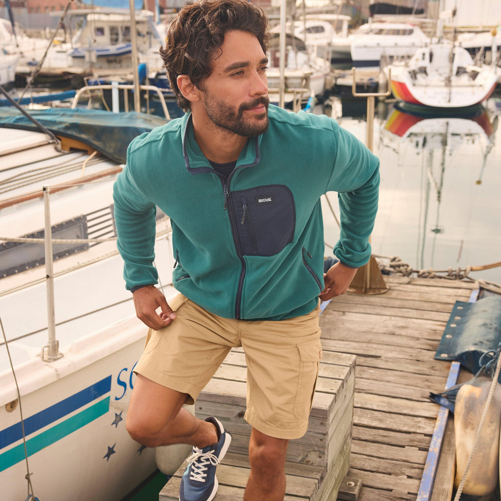 Men's Frankie Half Zip Fleece Green