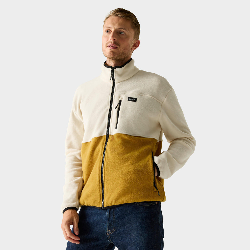 Men’s Frankie Full Zip Borg Fleece Yellow