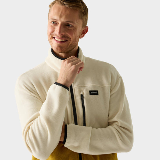 Men’s Frankie Full Zip Borg Fleece Yellow