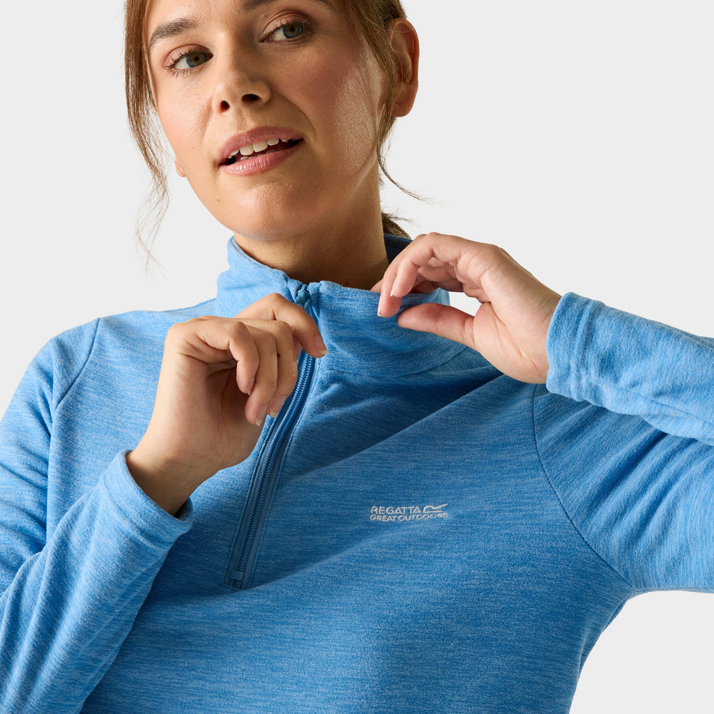 Women’s Sweethart Half Zip Fleece Blue