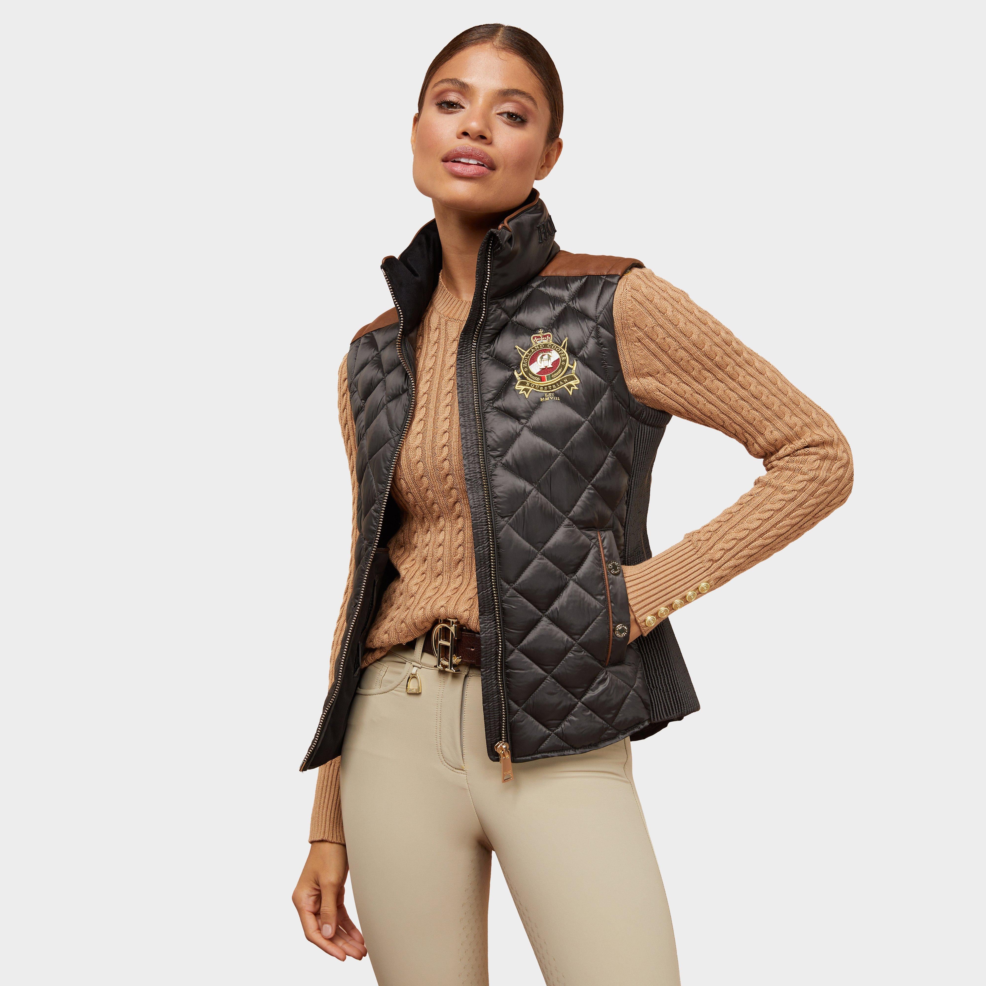 Women's Diamond Quilt Classic Gilet Khaki