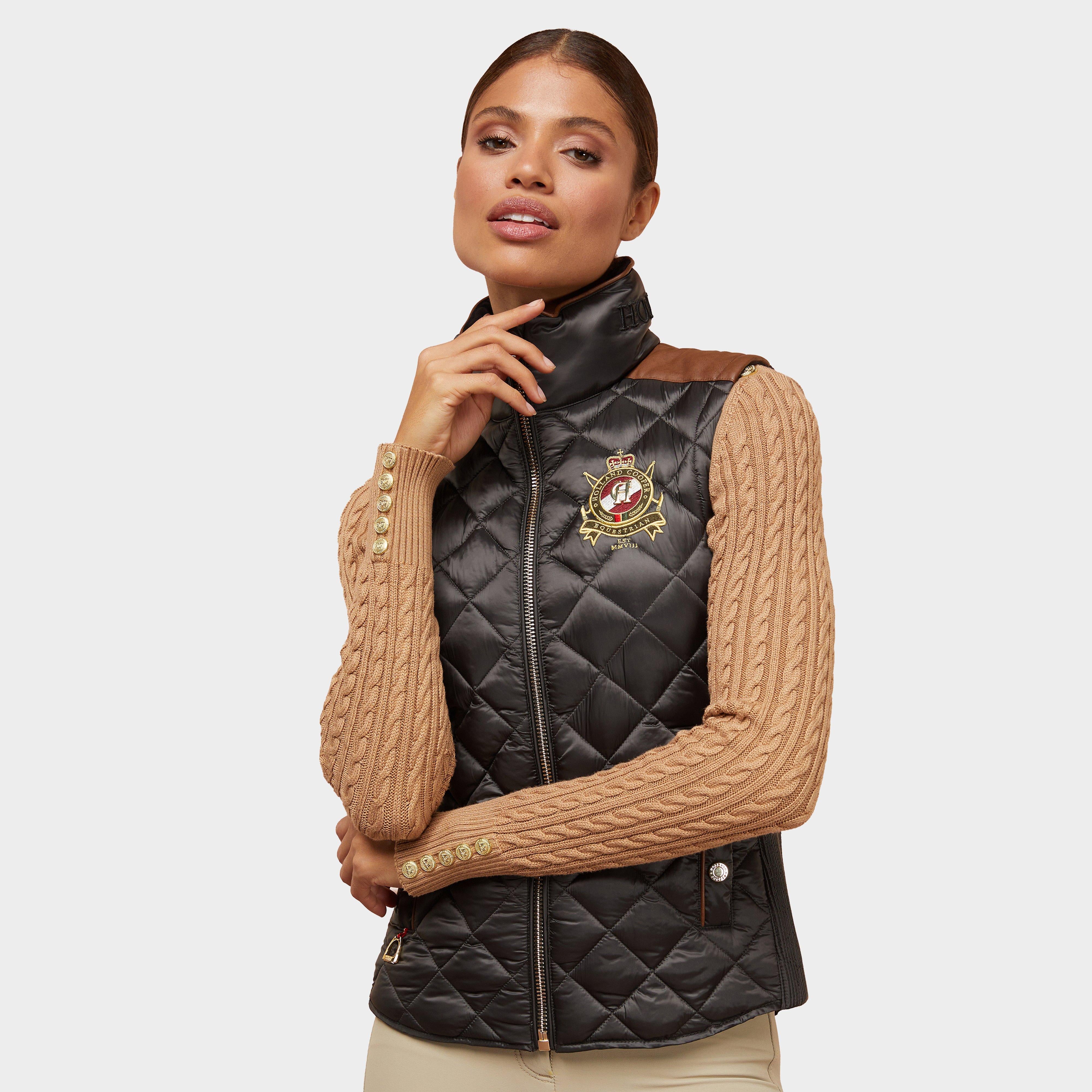 Women's Diamond Quilt Classic Gilet Khaki