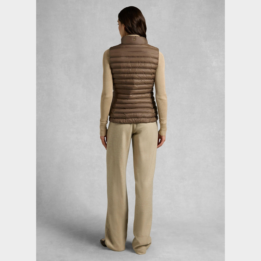 Women's Lightweight Puffer Gilet Chestnut