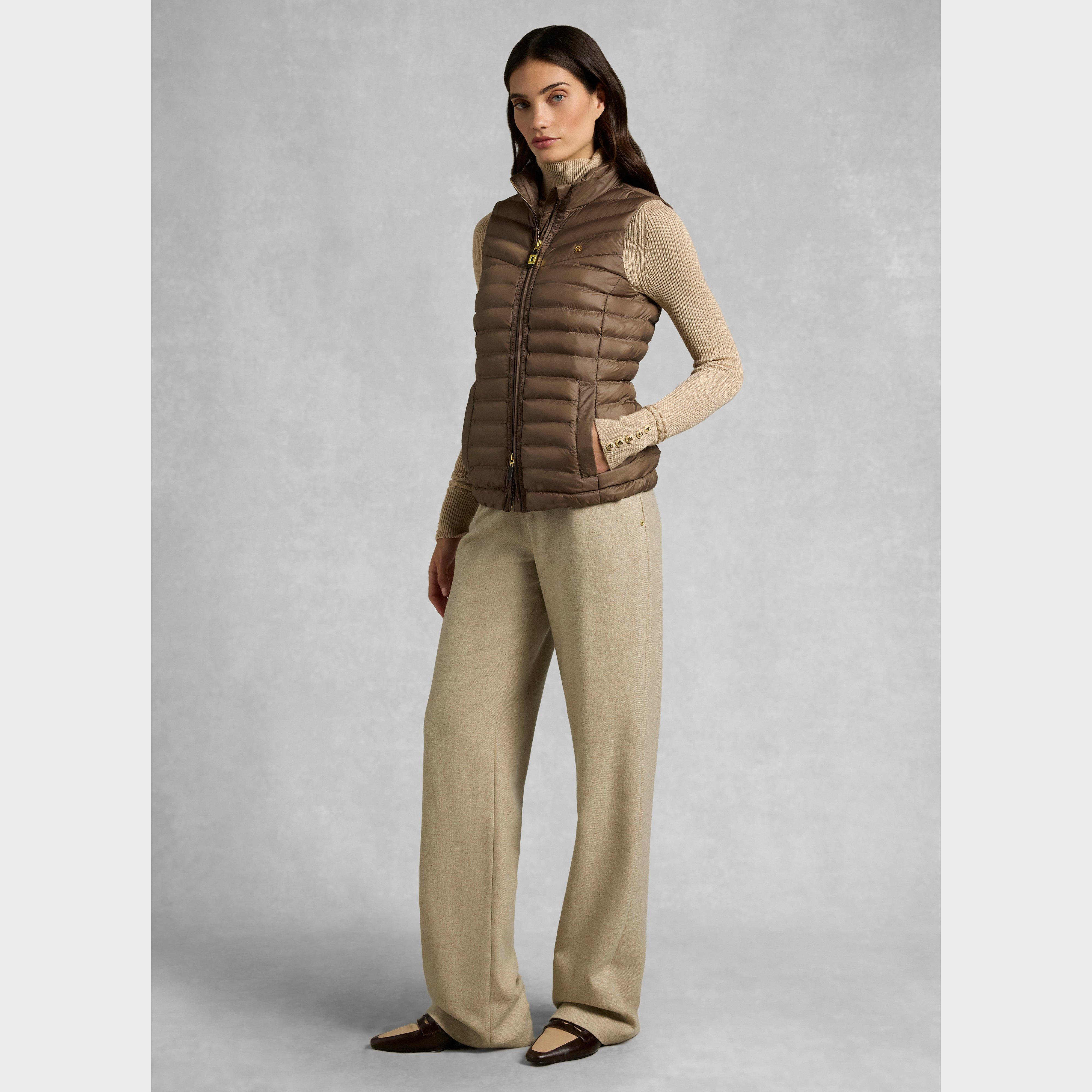 Women's Lightweight Puffer Gilet Chestnut
