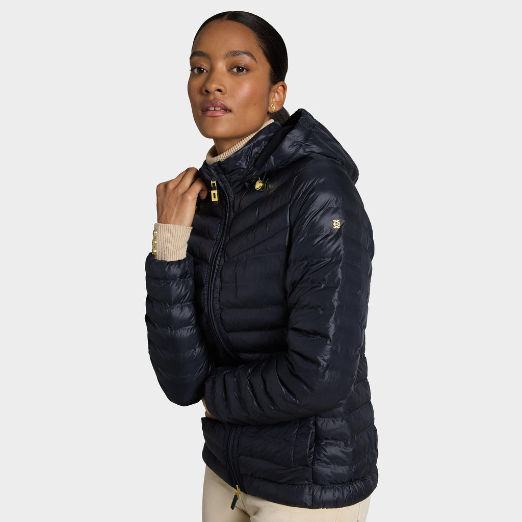 Womens's Lightweight Puffer Jacket Ink Nay