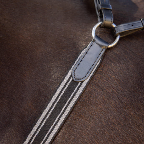 Arika Elasticated Breastplate Black/Silver