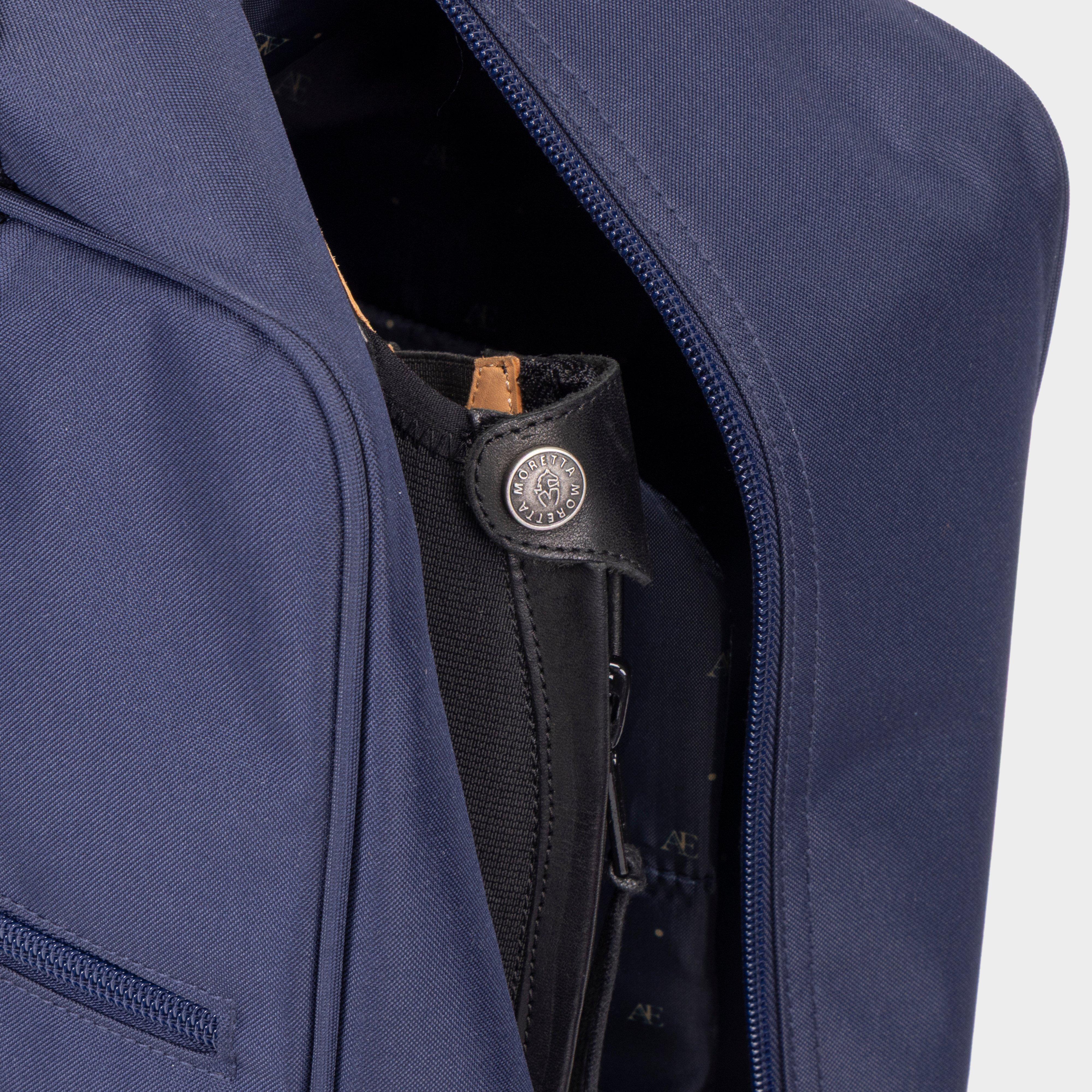 Equestrian Hat, Whip and Boot Bag Navy