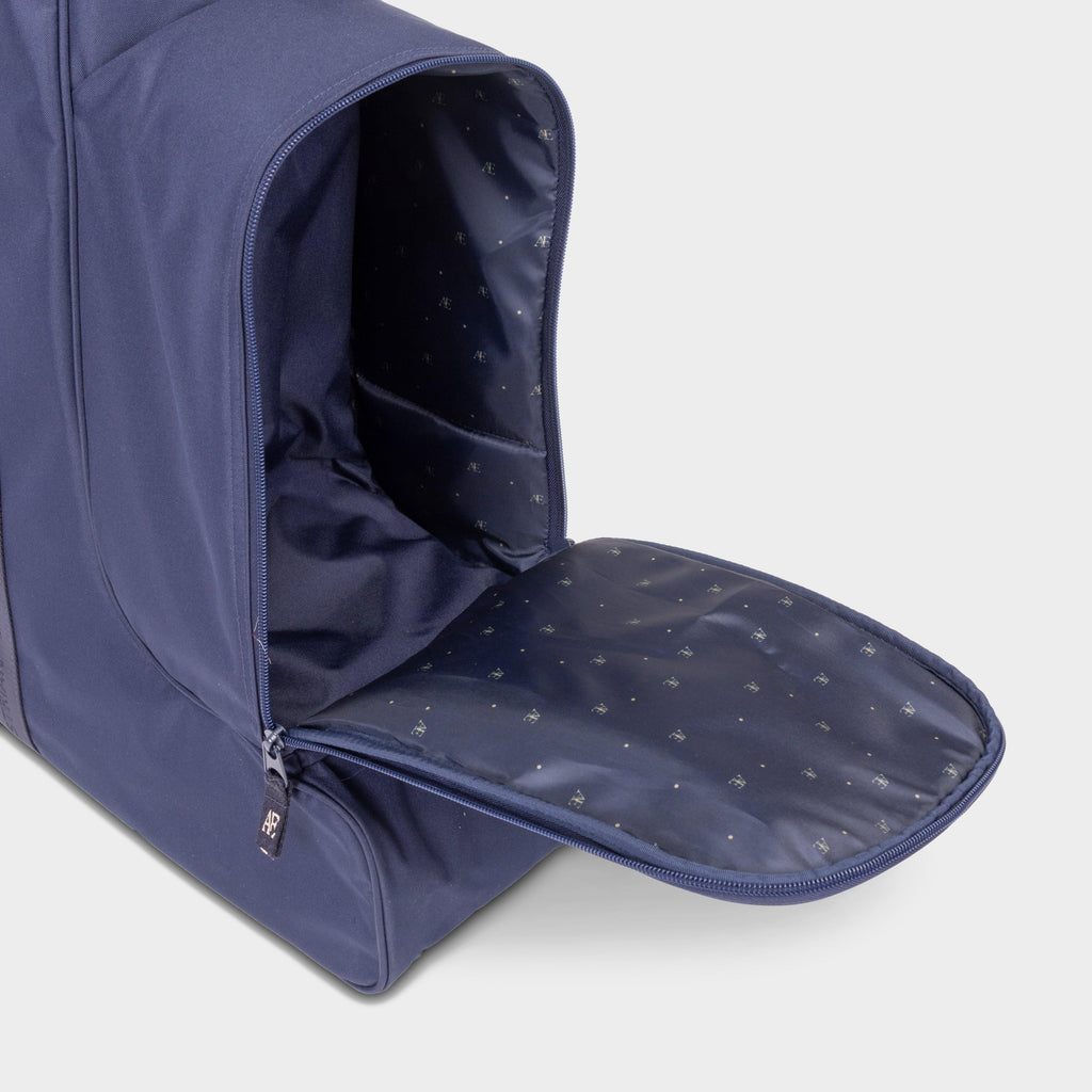 Equestrian Hat, Whip and Boot Bag Navy