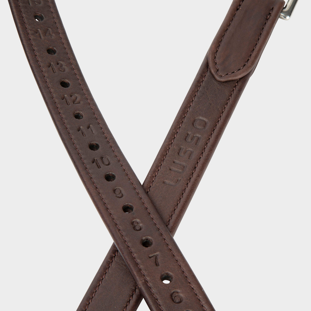 Lusso Wrapped Stirrup Leathers Havana