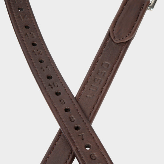 Lusso Wrapped Stirrup Leathers Havana