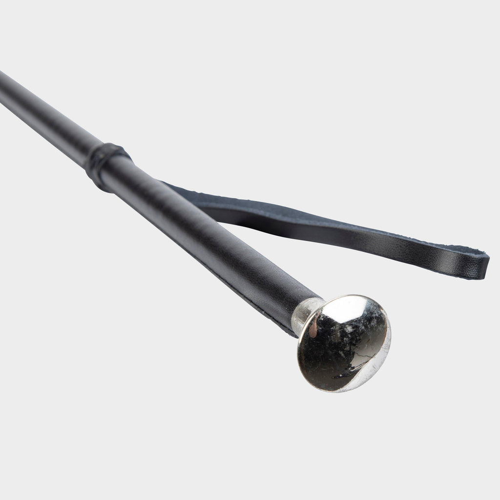 Leather Show Whip | Black