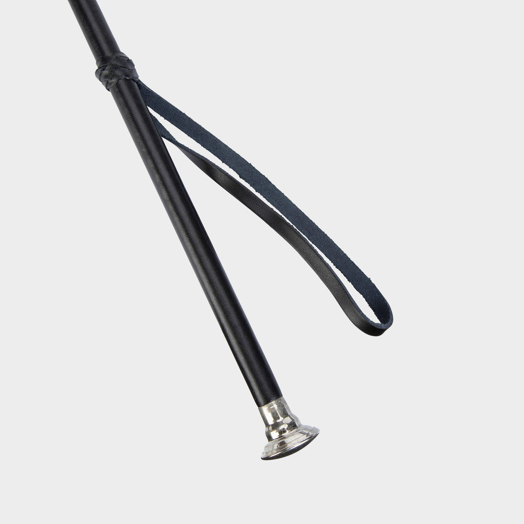 Leather Show Whip | Black