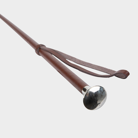 Leather Show Whip | Brown