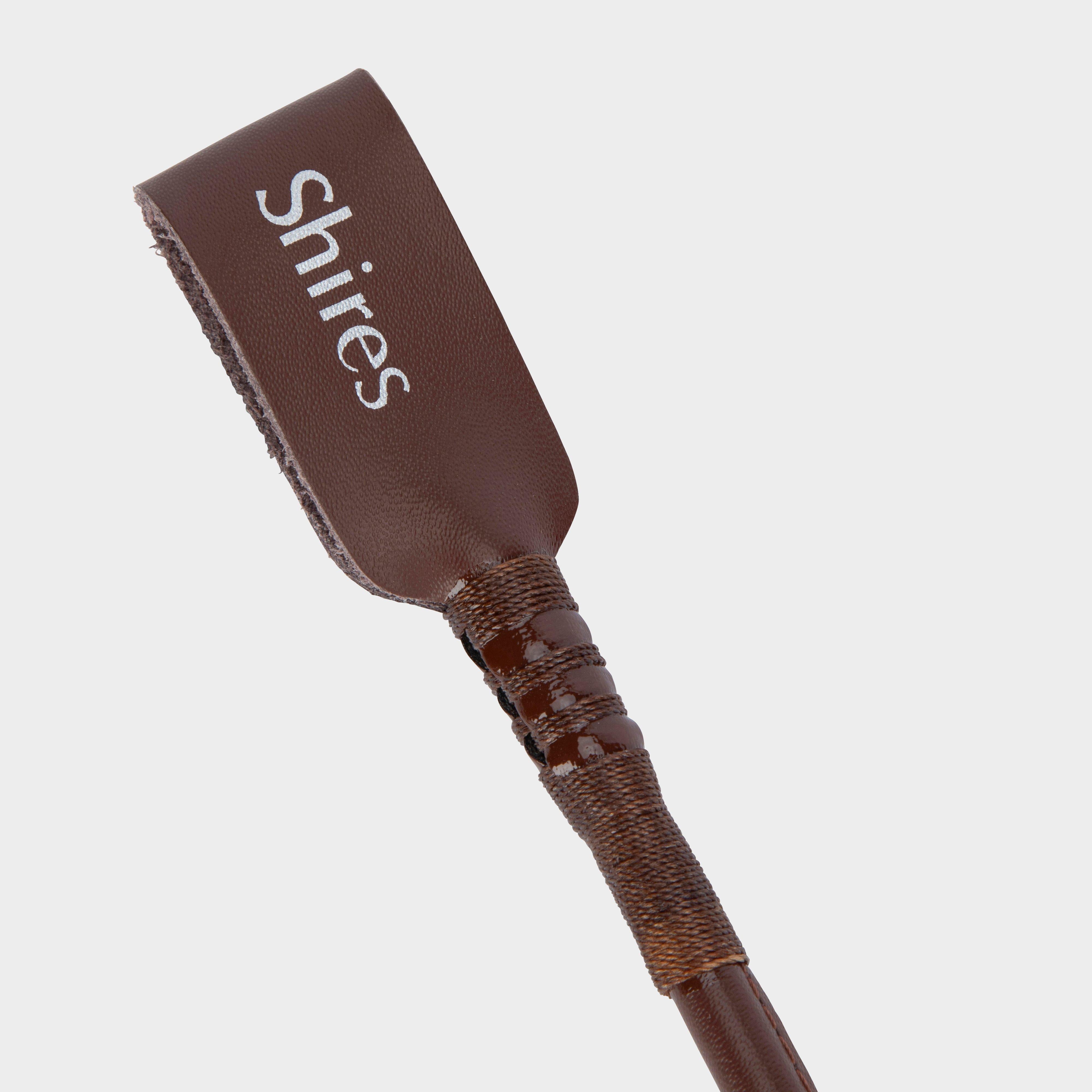 Leather Show Whip | Brown