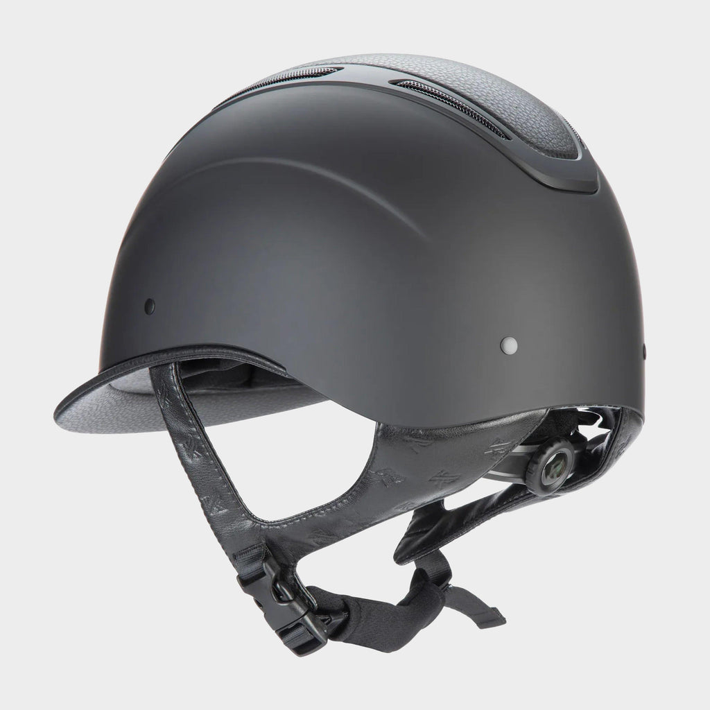 Adult Amity LTHR Riding Hat Black