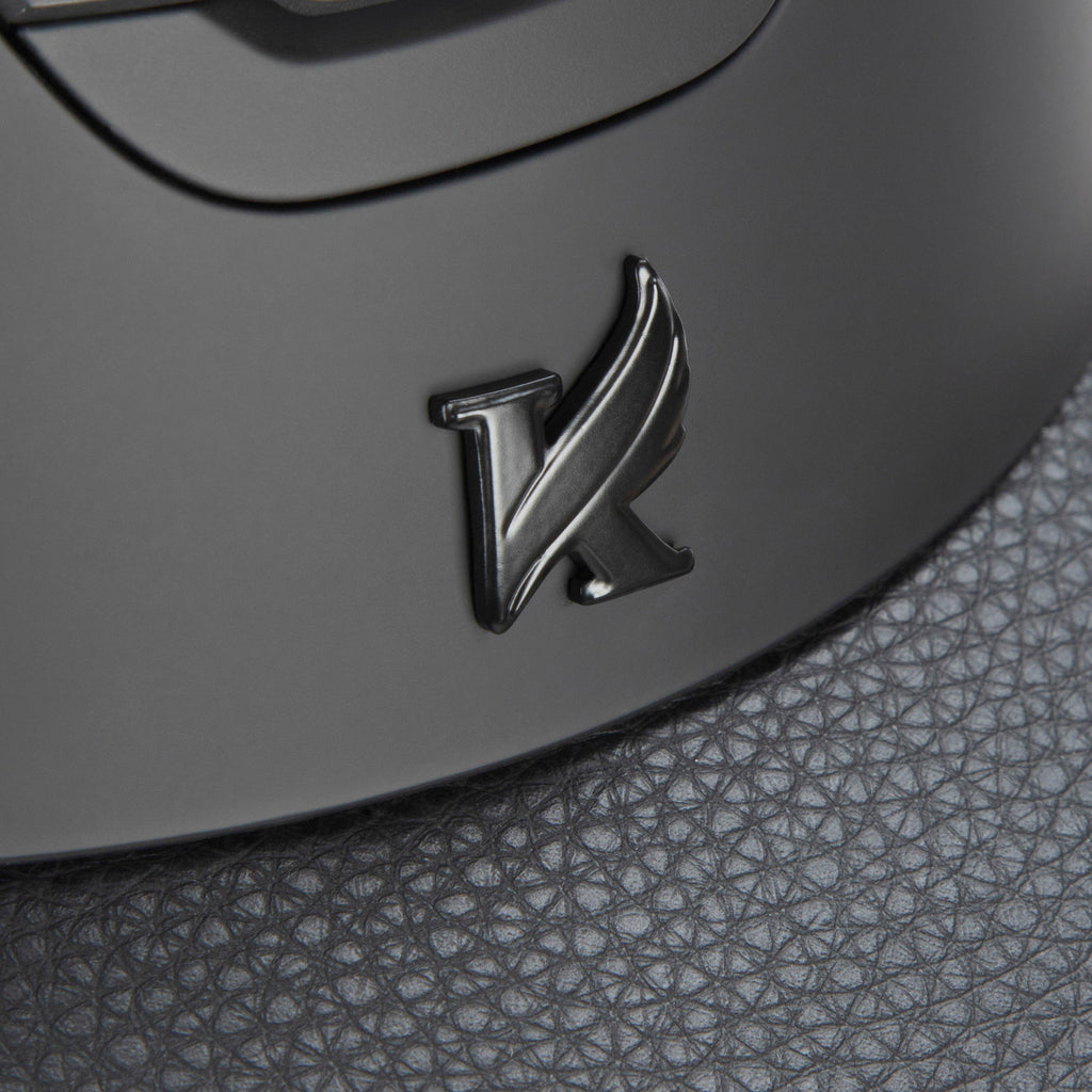 Kids Amity LTHR Riding Hat Black