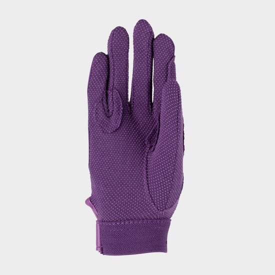 Adults Newbury Riding Gloves Purple