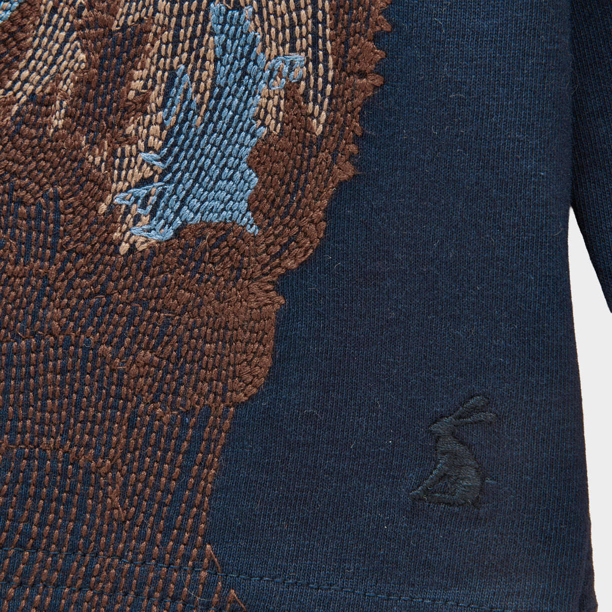 Kids' Finlay Navy Long Sleeve Superstitch Graphic T-Shirt