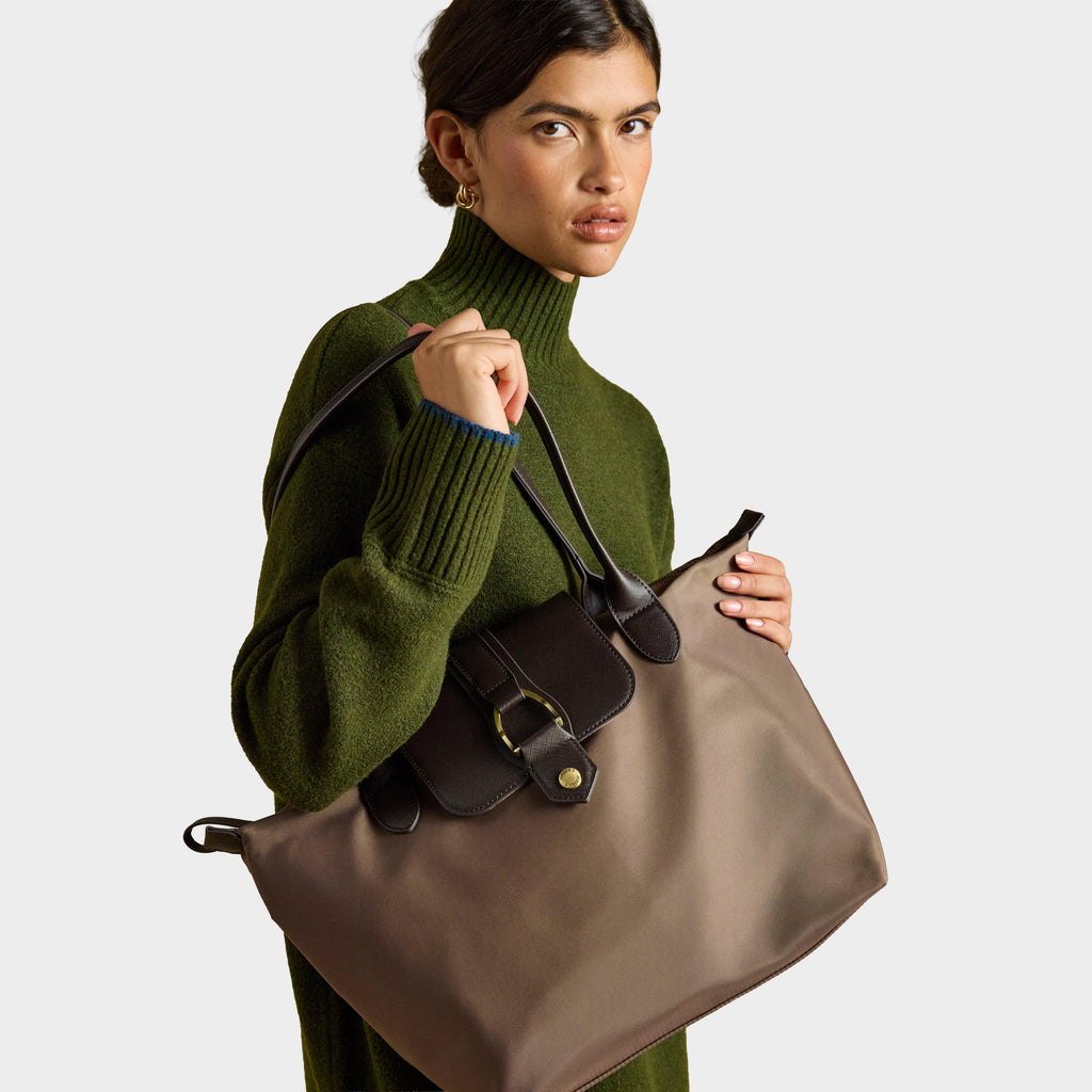 Women's Edie Zip Top Shopper Bag