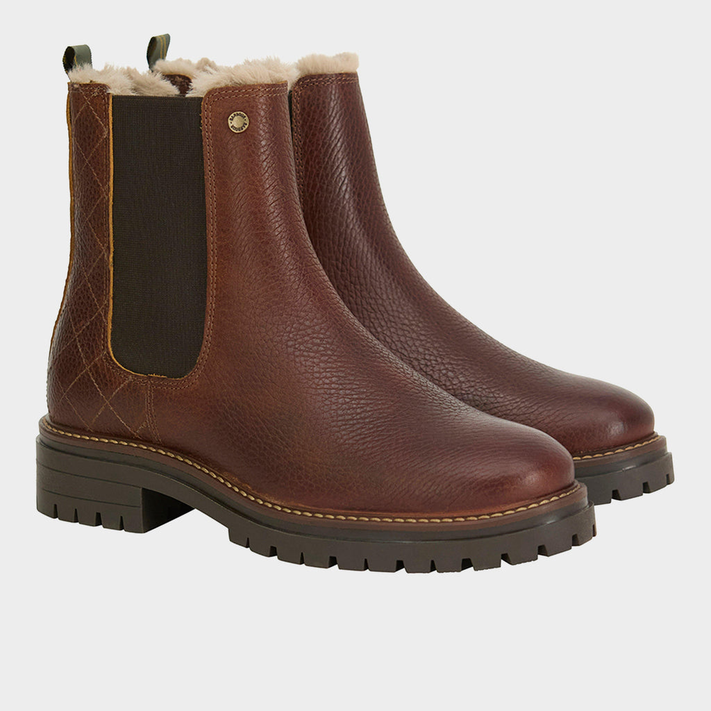 Women's Evie Faux-Fur Trimmed Chelsea Boots
