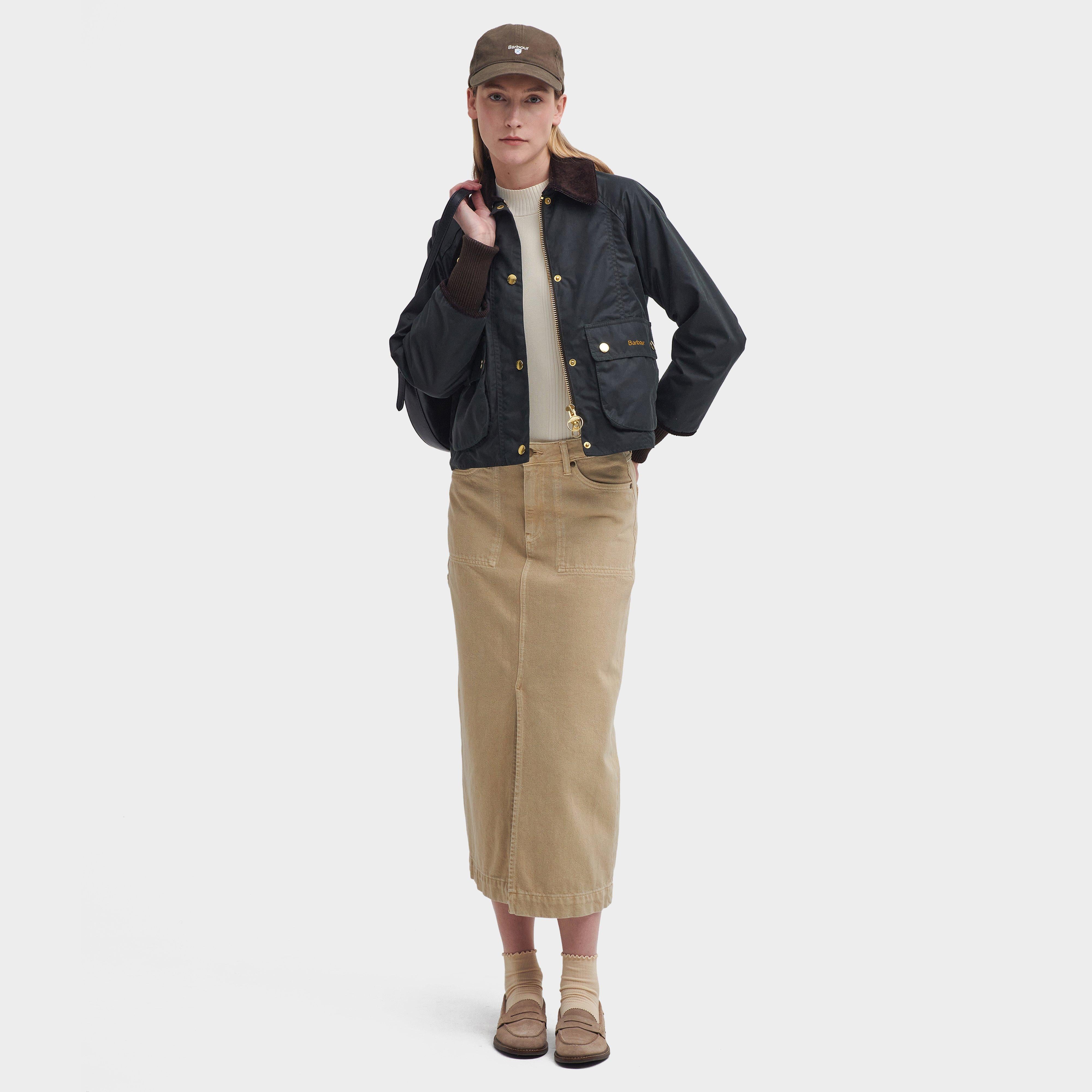 Women's Barbour Cropped Beadnell Waxed Jacket
