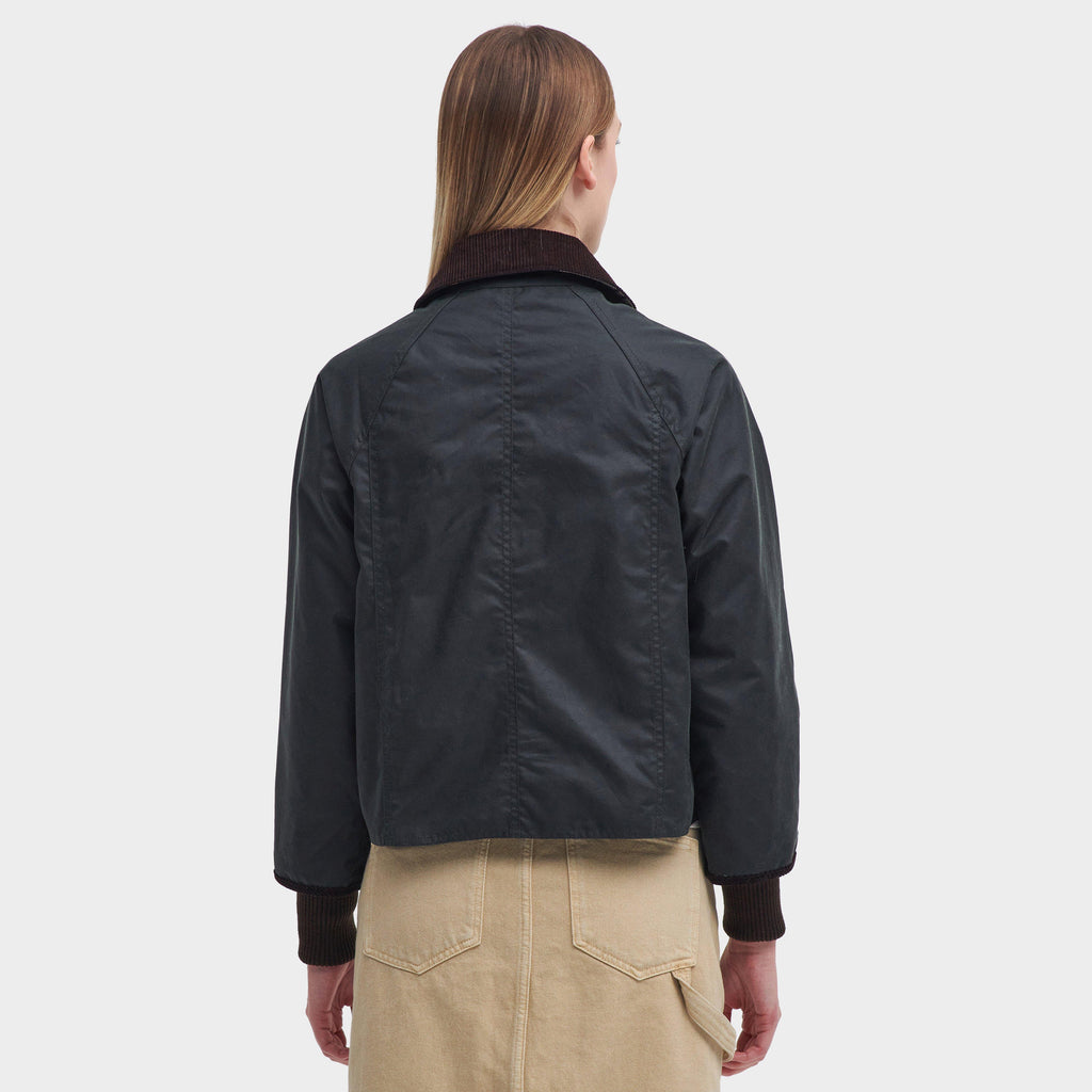 Women's Barbour Cropped Beadnell Waxed Jacket
