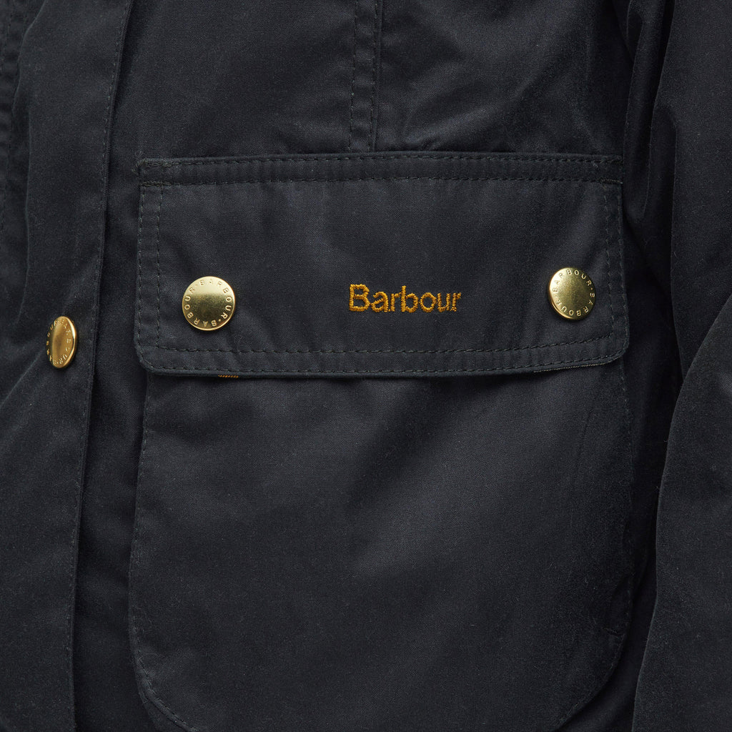 Women's Barbour Cropped Beadnell Waxed Jacket
