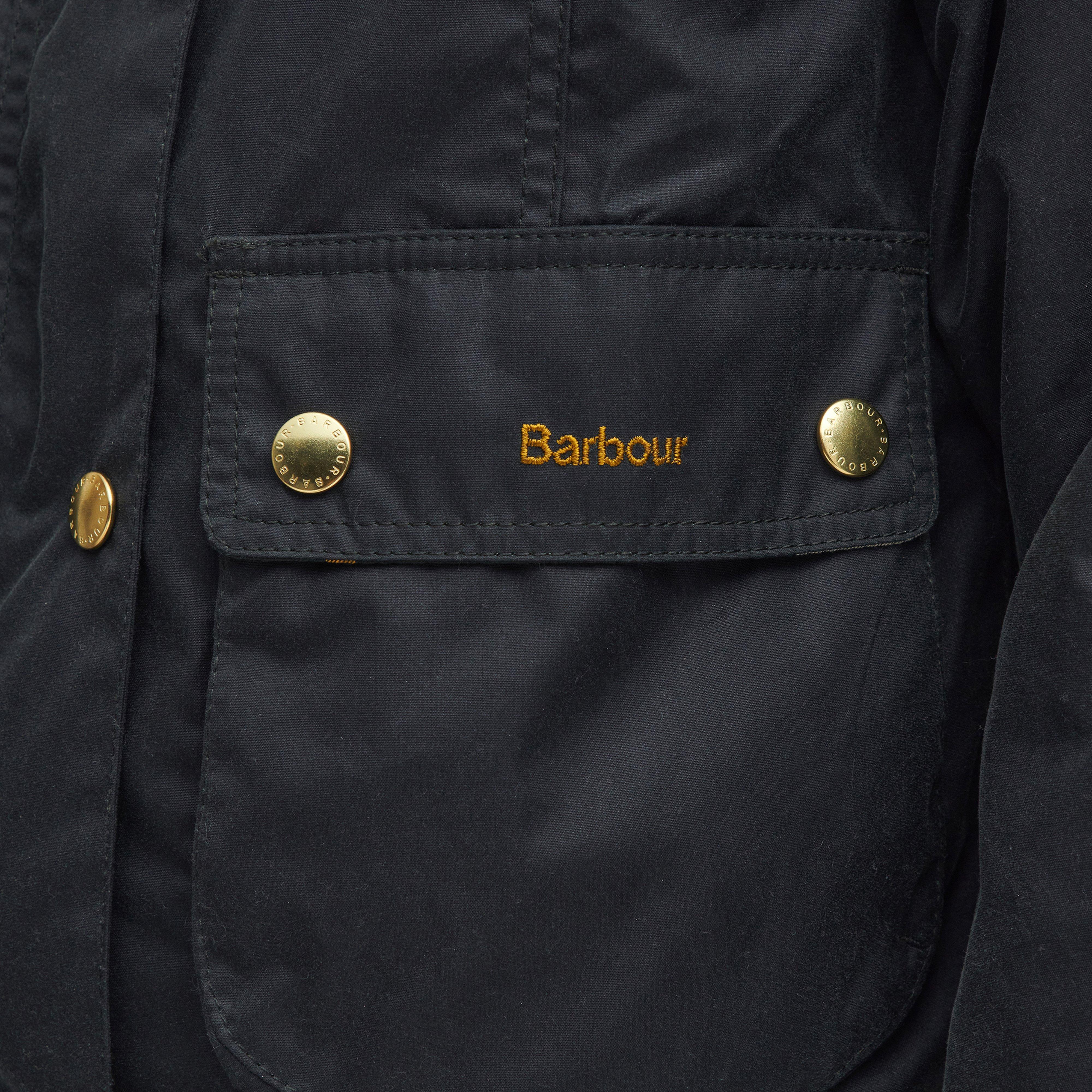 Women's Barbour Cropped Beadnell Waxed Jacket