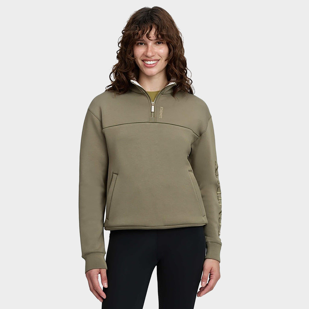 Women's Scarlet Quarter Zip Sweatshirt