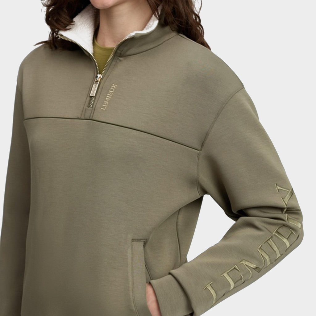 Women's Scarlet Quarter Zip Sweatshirt