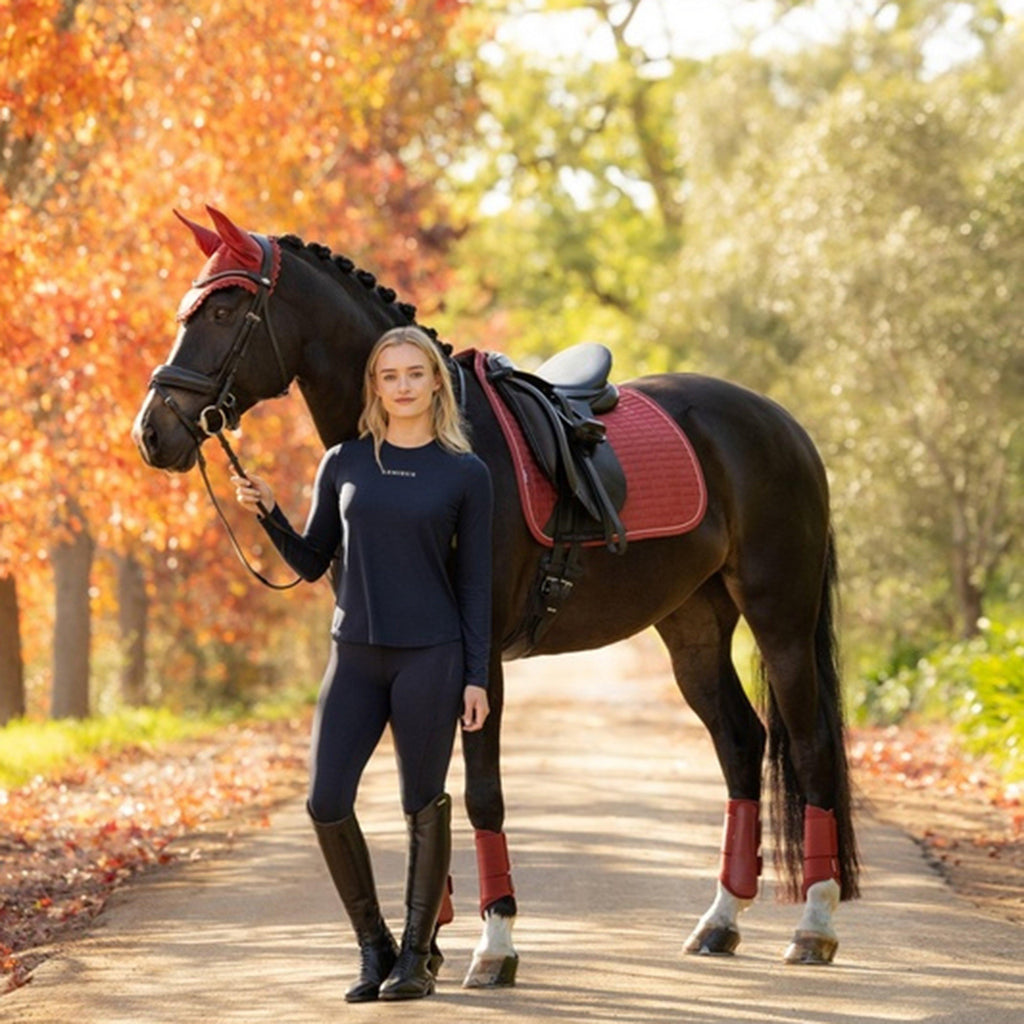 Suede Dressage Square