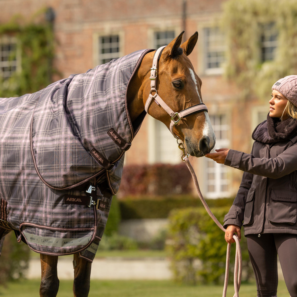 Arika Check Turnout Rug 100G
