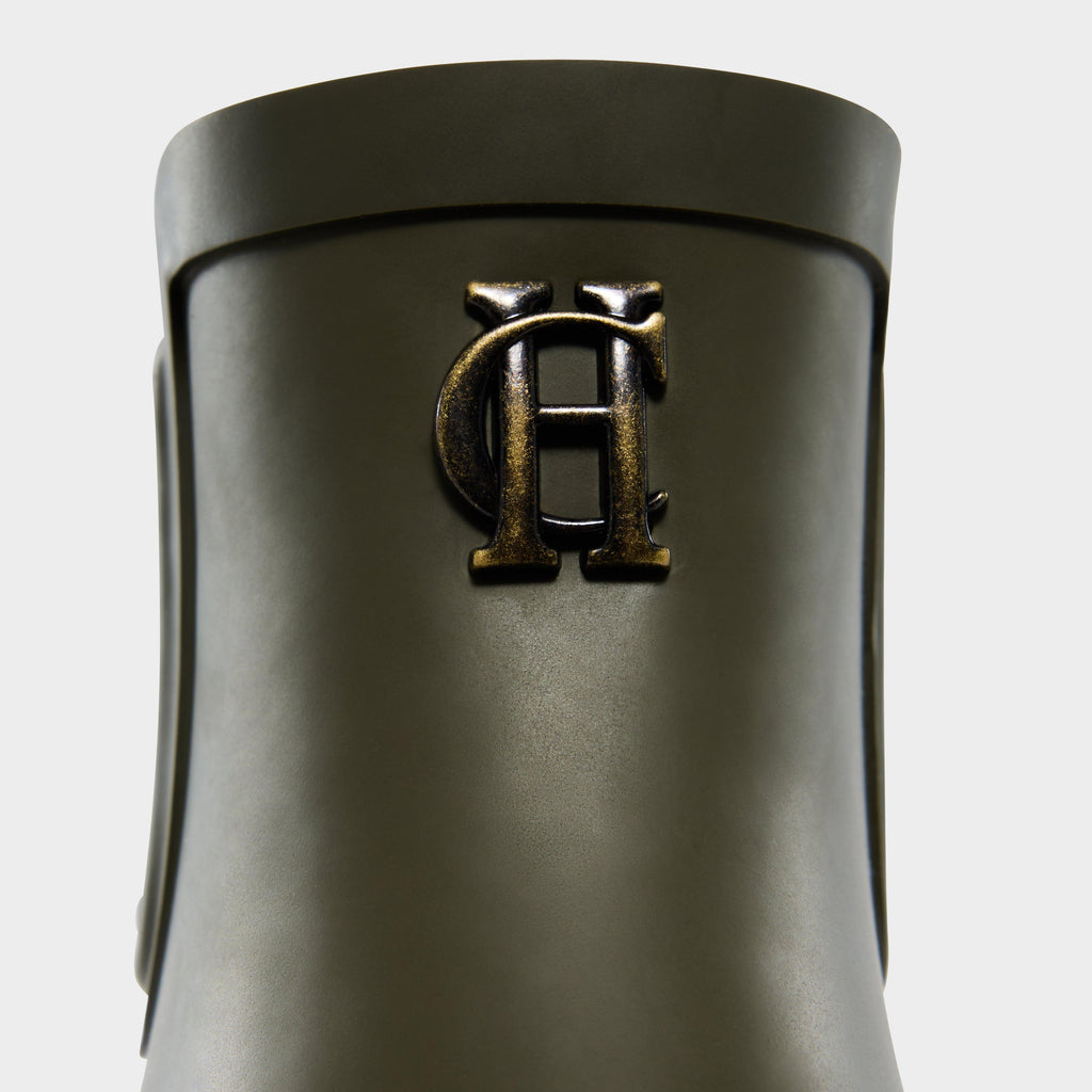 Women's Sherpa Lined Chunky Chelsea Wellington Boots