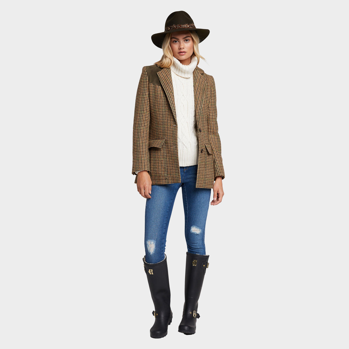 Women's Sherpa Lined Regency Wellington Boots